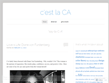 Tablet Screenshot of cestlaca.wordpress.com