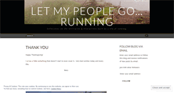 Desktop Screenshot of letmypeoplegorunning.wordpress.com