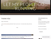 Tablet Screenshot of letmypeoplegorunning.wordpress.com