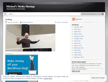 Tablet Screenshot of michaelwertheim.wordpress.com