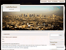 Tablet Screenshot of labellavita21.wordpress.com