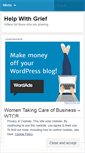 Mobile Screenshot of helpwithgrief.wordpress.com