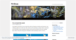 Desktop Screenshot of fitdivas.wordpress.com