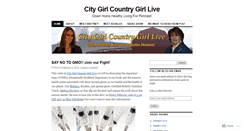 Desktop Screenshot of citygirlcountrygirllive.wordpress.com