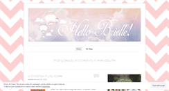 Desktop Screenshot of hellobrielle.wordpress.com