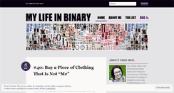 Desktop Screenshot of mylifeinbinary.wordpress.com