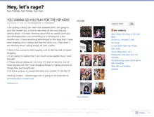 Tablet Screenshot of heyletsrage.wordpress.com