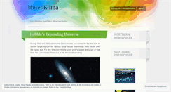 Desktop Screenshot of meteoklima.wordpress.com
