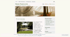 Desktop Screenshot of okernparkteater.wordpress.com