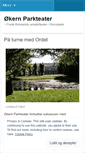 Mobile Screenshot of okernparkteater.wordpress.com