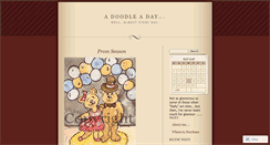 Desktop Screenshot of dailydoodles.wordpress.com
