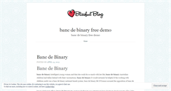 Desktop Screenshot of in.bancdebinaryfreedemo.wordpress.com