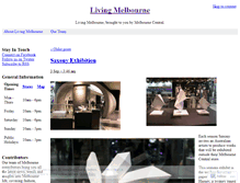 Tablet Screenshot of livingmelbourne.wordpress.com