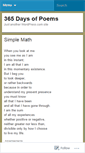 Mobile Screenshot of 365daysofpoems.wordpress.com