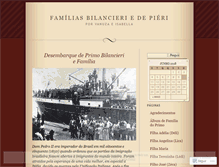 Tablet Screenshot of familiabilancieri.wordpress.com