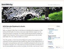 Tablet Screenshot of blair84kirby.wordpress.com