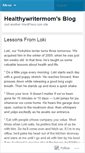 Mobile Screenshot of healthywritermom.wordpress.com
