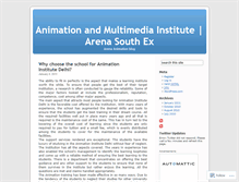 Tablet Screenshot of bestanimationschool.wordpress.com