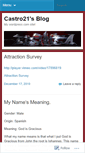 Mobile Screenshot of castro21.wordpress.com