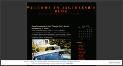 Desktop Screenshot of jagtheesh.wordpress.com