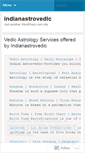 Mobile Screenshot of indianastrovedic.wordpress.com