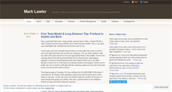 Desktop Screenshot of markslawler.wordpress.com