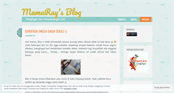 Desktop Screenshot of mamaray.wordpress.com