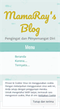 Mobile Screenshot of mamaray.wordpress.com