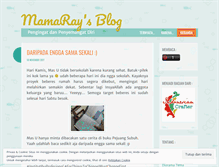 Tablet Screenshot of mamaray.wordpress.com