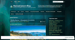 Desktop Screenshot of mariuszlysien.wordpress.com