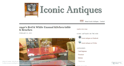 Desktop Screenshot of iconicantiques.wordpress.com