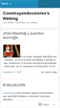 Mobile Screenshot of construyendovalores.wordpress.com