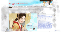 Desktop Screenshot of holyphandien.wordpress.com