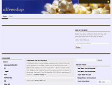 Tablet Screenshot of allrevdup.wordpress.com
