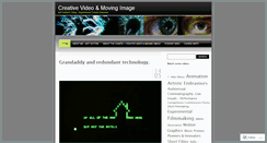 Desktop Screenshot of creativevideomovingimage.wordpress.com