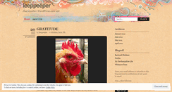 Desktop Screenshot of leeppeeper.wordpress.com