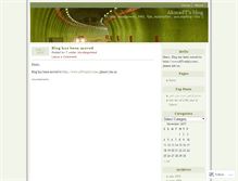 Tablet Screenshot of ahmadt.wordpress.com