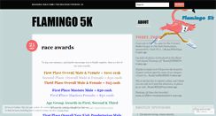 Desktop Screenshot of flamingo5k.wordpress.com