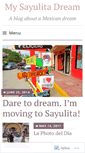 Mobile Screenshot of mysayulitadream.wordpress.com