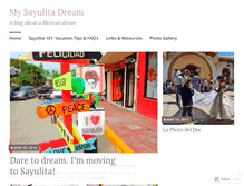 Tablet Screenshot of mysayulitadream.wordpress.com