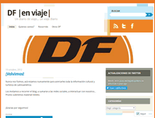 Tablet Screenshot of dfenviaje.wordpress.com