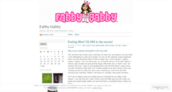 Desktop Screenshot of fabbygabby.wordpress.com