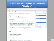 Tablet Screenshot of alarmwiringdiagramsces.wordpress.com