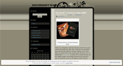 Desktop Screenshot of gracobian40.wordpress.com