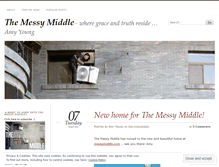 Tablet Screenshot of messymiddle.wordpress.com