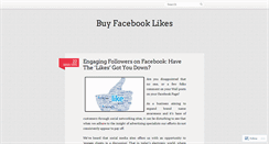 Desktop Screenshot of buyfacebooklikesreview.wordpress.com