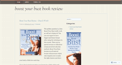 Desktop Screenshot of boostyourbustbookreview.wordpress.com