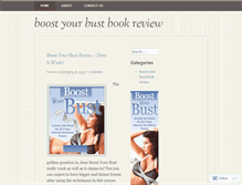 Tablet Screenshot of boostyourbustbookreview.wordpress.com