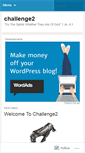 Mobile Screenshot of challenge2.wordpress.com