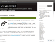 Tablet Screenshot of challenge2.wordpress.com